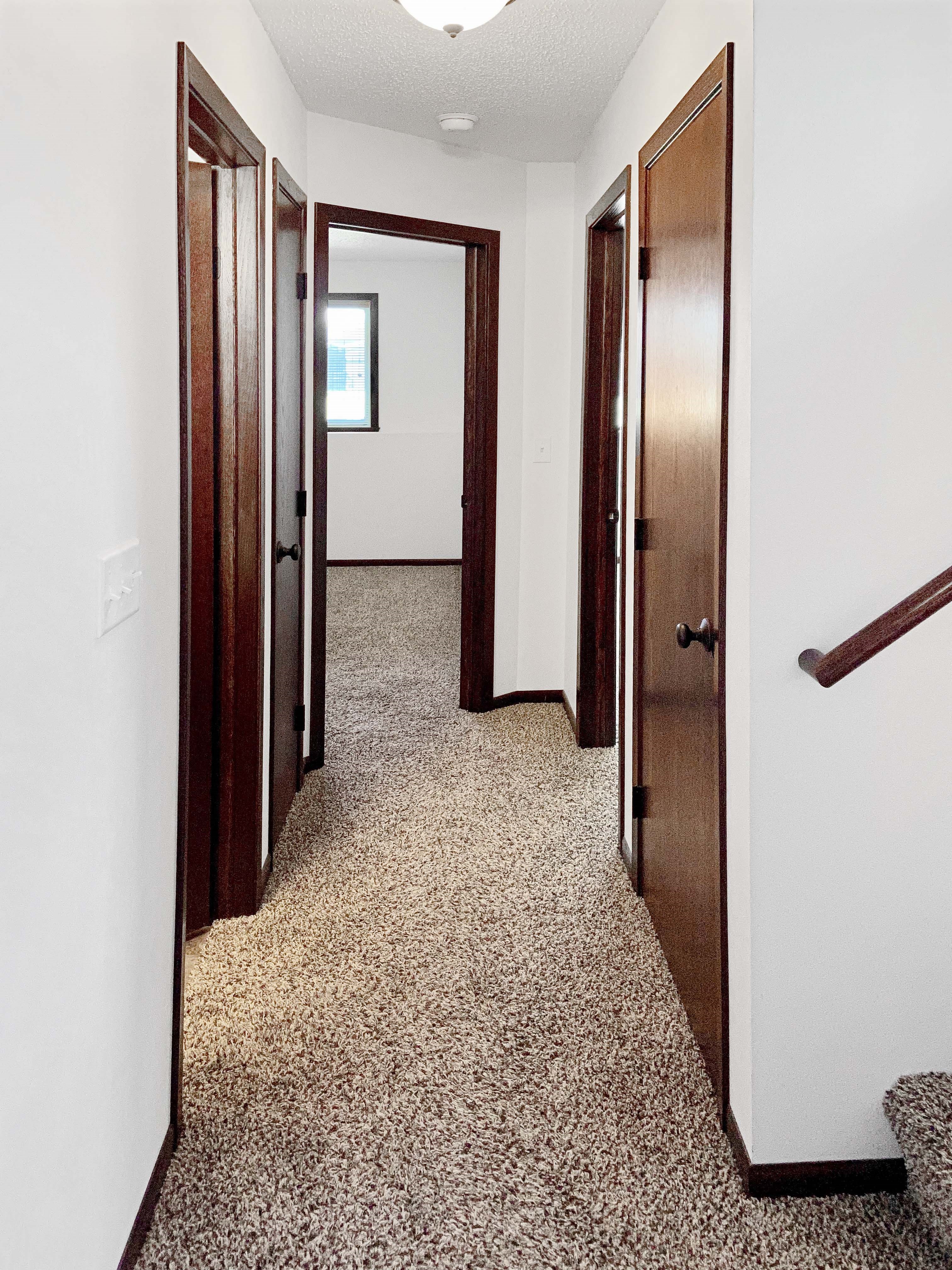 Lower level hallway